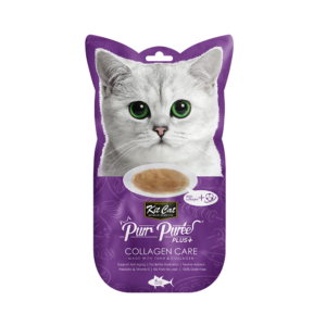 Kit Cat Purr Puree Plus+ Collagen-Care-Tuna