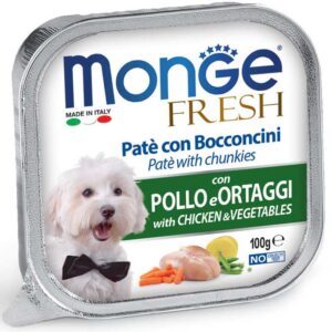 monge_cane_umido_fresh_pate_e_bocconcini_con_pollo_e_ortaggi